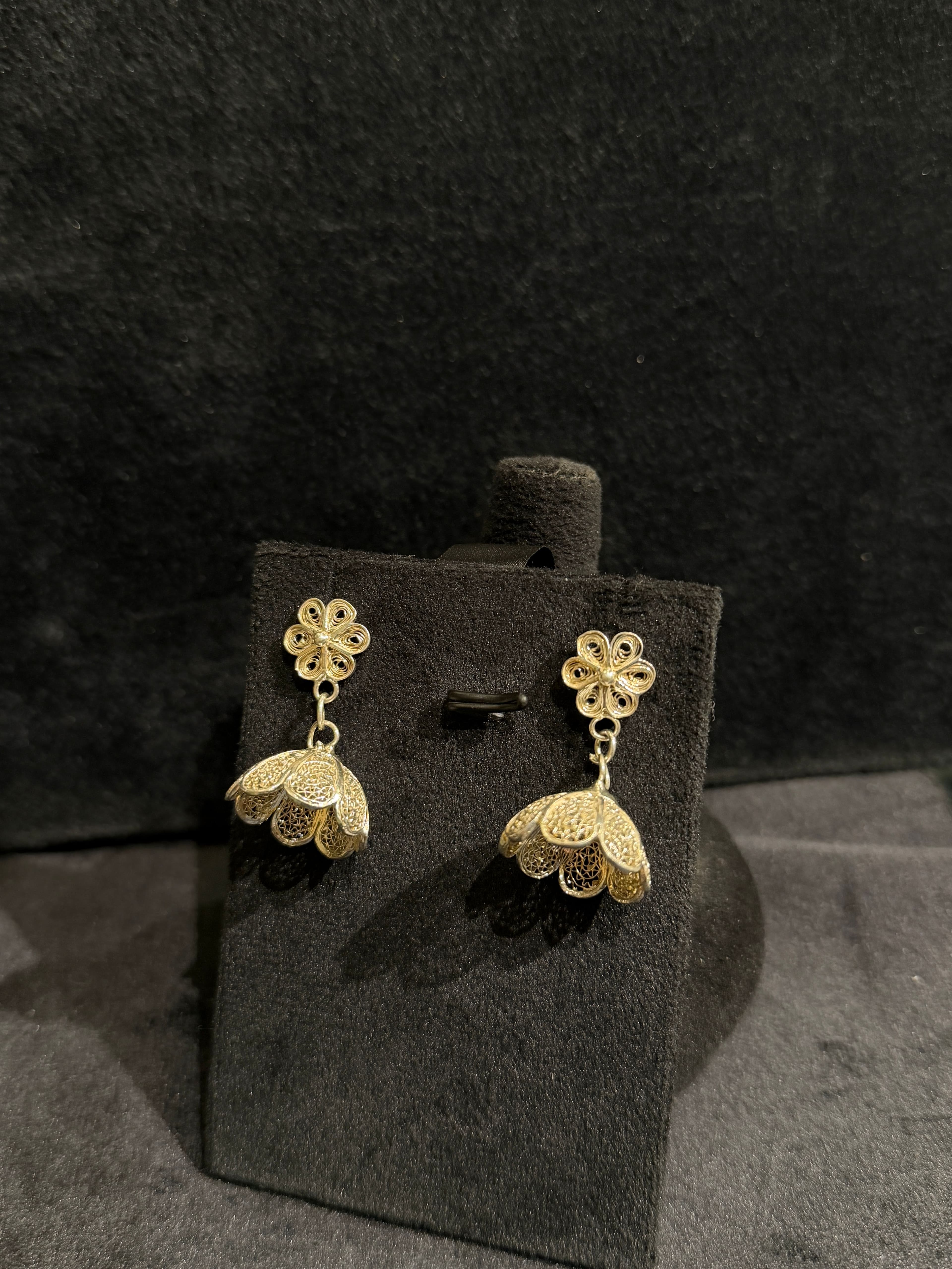 Kashmir Filigree Jhumka Earrings